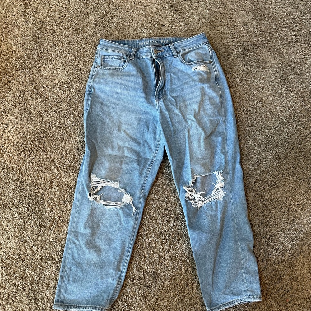 American Eagle Outfitters Light Blue Boyfriend Jeans
